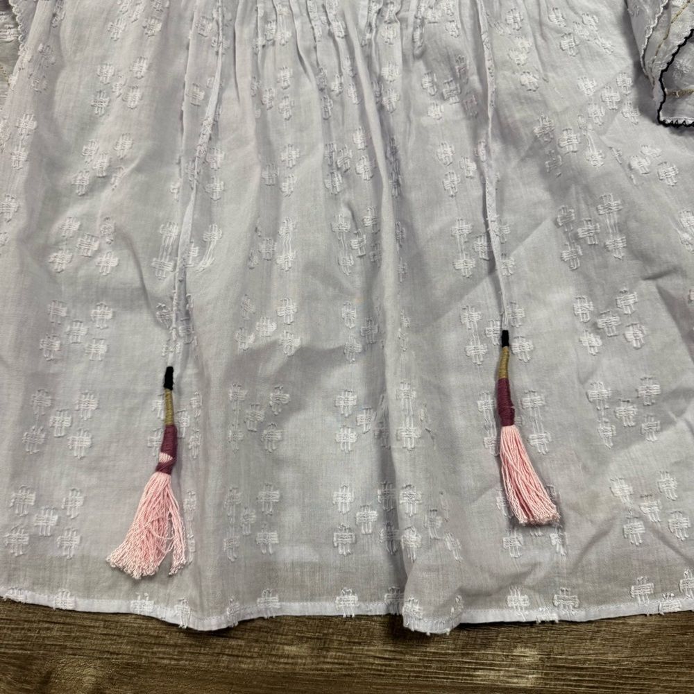 Dolan by Anthropologie Flutter Sleeve Shirt Size Medium - Picture 2 of 9